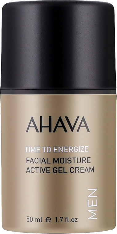 Feuchtigkeitsspendendes Gesichtscreme-Gel - Ahava Time To Energize Men Active Moisture Gel Cream — Bild N1