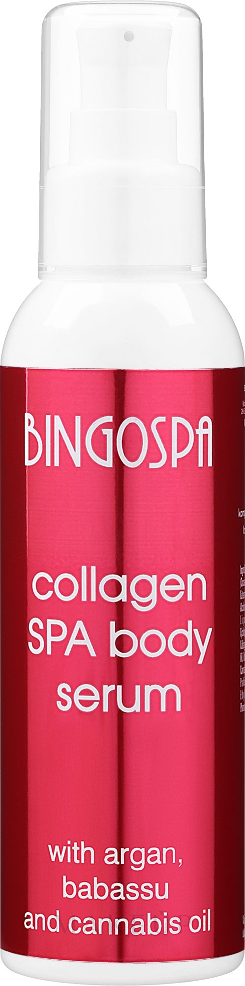 Entspannendes Kollagen-Körperserum mit Argan-, Babassu- und Hanföl - BingoSpa Collagen SPA Body Serum With Argan Oil — Bild 150 g