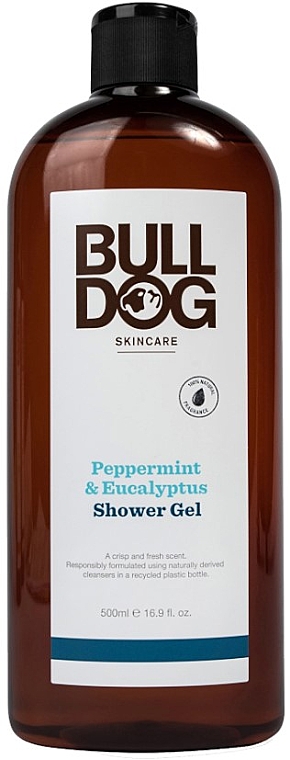 Duschgel mit Minze und Eukalyptus - Bulldog Skincare Peppermint & Eucalyptus Shower Gel — Bild N1