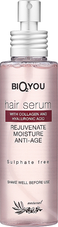 Haarserum mit Kollagen und Hyaluronsäure - Bio2You Natural Hair Serum — Bild N1