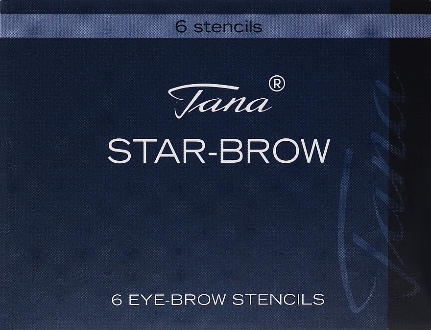 Augenbrauenschablonen - Tana Cosmetics Star Brow — Bild N1