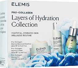 Düfte, Parfümerie und Kosmetik Set - Elemis Pro-Collagen Layers of Hydration Collection (essence/28ml + oil/15ml + f/cr/30ml)