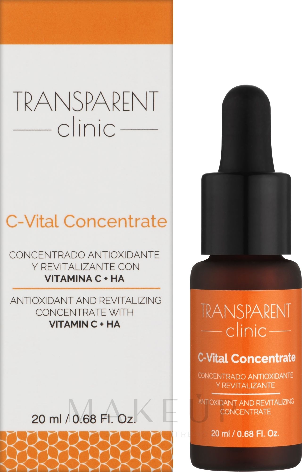 Gesichtskonzentrat mit Vitamin C - Transparent Clinic C-Vital Concentrate  — Bild 20 ml