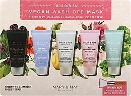 Mary&May Vegan Wash Off Mask Mini Gift Set - Gesichtspflegeset 5 St. — Bild N1