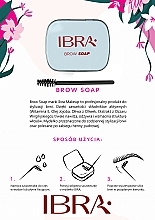 Modellierende Augenbrauenseife - Ibra Makeup Brow Soap — Bild N6