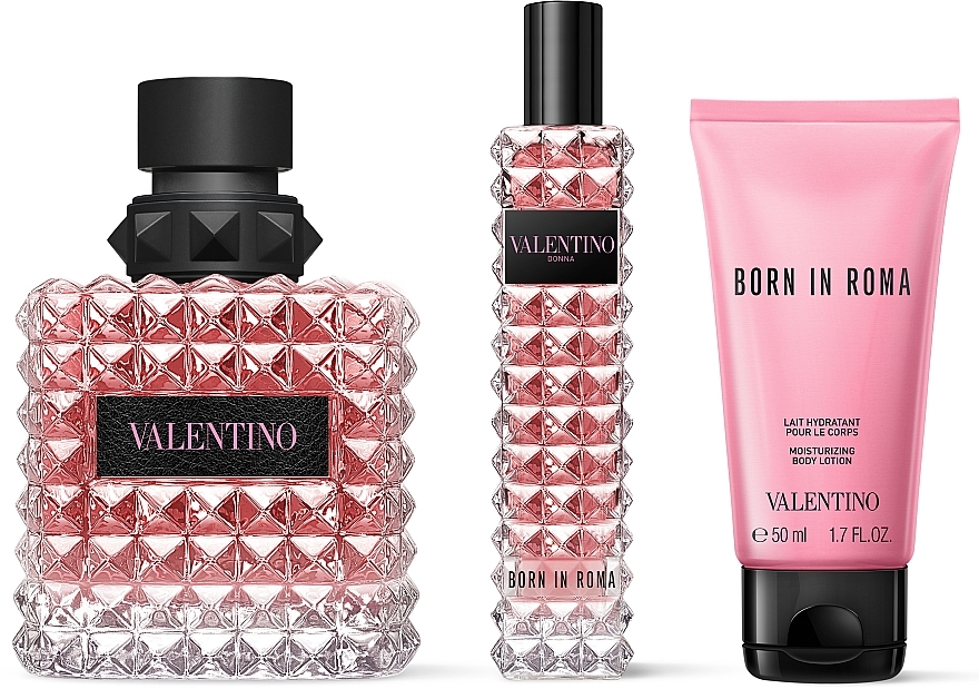 Valentino Donna Born In Roma - Set (edp/100 ml + edp/15 ml + Körperlotion 50 ml) — Bild N2