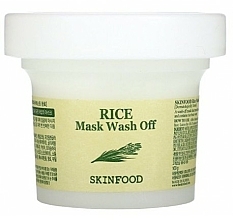 Düfte, Parfümerie und Kosmetik Reinigende Gesichtsmaske mit Reisextrakt - Skinfood Rice Mask Wash Off