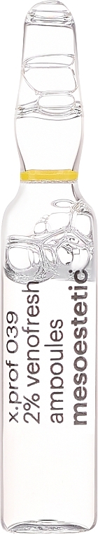 Mesotherapie-Ampulle Venofresh 2% - Mesoestetic X. prof 039 Venofresh 2% — Bild N2