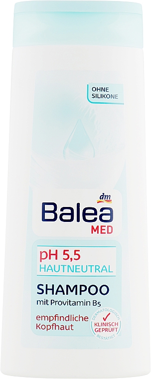 Shampoo für empfindliche Kopfhaut mit Provitamin B5 - Balea Med Shampoo — Bild N1