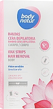 Düfte, Parfümerie und Kosmetik Wachsstreifen für die Körperdepilation - Body Natur Wax Strips for Body Sensitive Skin