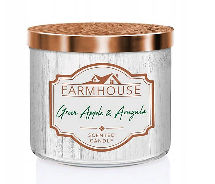 Kringle Candle Farmhouse Green Apple & Arugula - Duftkerze Green Apple Arugula — Bild N1