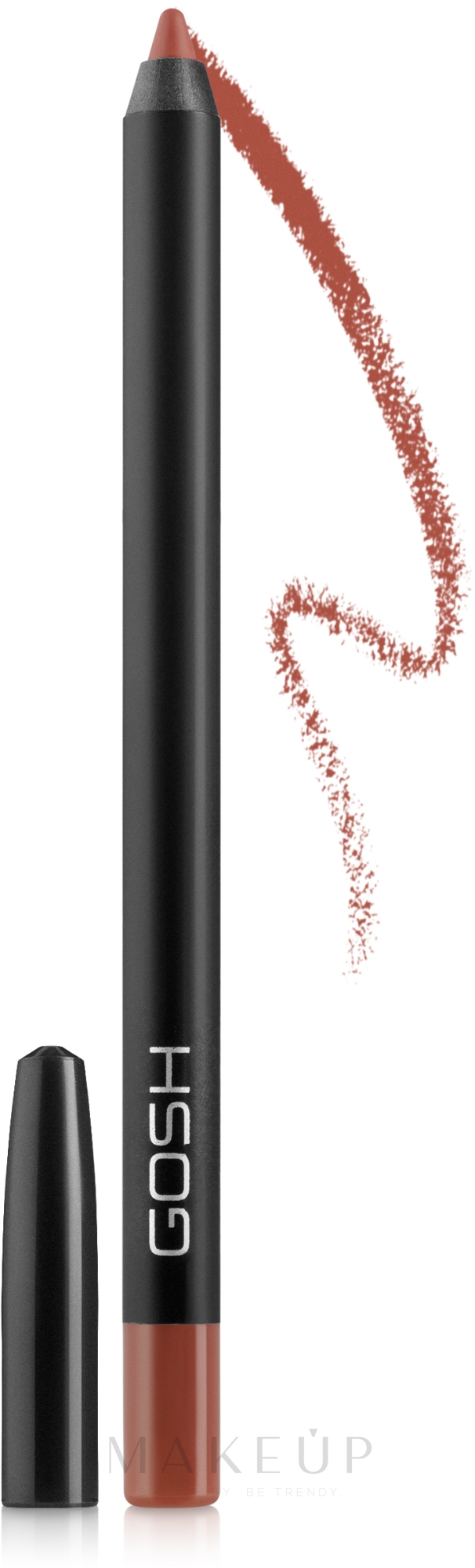 Wasserfester Lippenkonturenstift - Gosh Velvet Touch Waterproof Lipliner — Bild 12 - Raisin