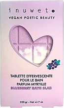 Sprudelbad-Tabletten mit Blaubeerduft - Inuwet Tablette Bath Bomb Blueberry — Bild N1
