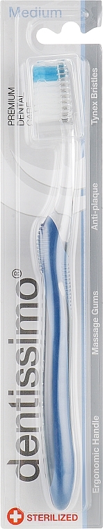 Zahnbürste mittel blau - Dentissimo Medium — Bild N1