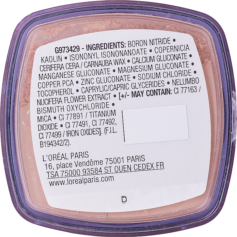 Mineralisches Gesichtspuder - L'Oreal Paris Perfect Match Minerals Make-Up Powder — Bild N2