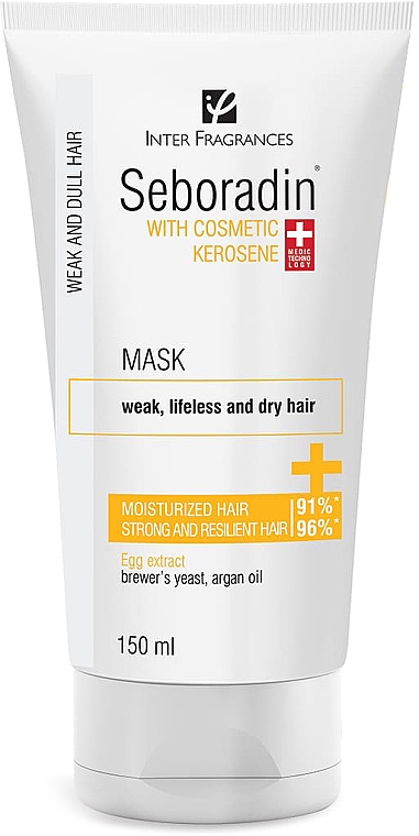 Haarmaske für mehr Glanz - Seboradin Hair Mask Cosmetic Kerosene — Bild N1