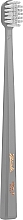 Zahnbürste mittel grau - Janeke Grey Pastel Toothbrush — Bild N1