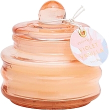 Düfte, Parfümerie und Kosmetik Duftkerze lila Vanille - Paddywax Beam Glass Candle Pink Violet Vanilla