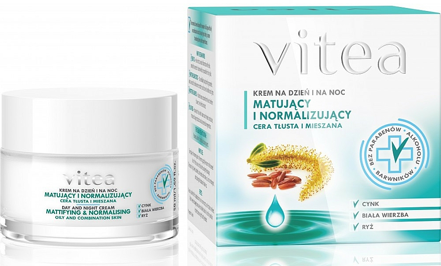 Mattierende und normalisierende Gesichtscreme - Vitea Mattifying And Normalising Face Cream
