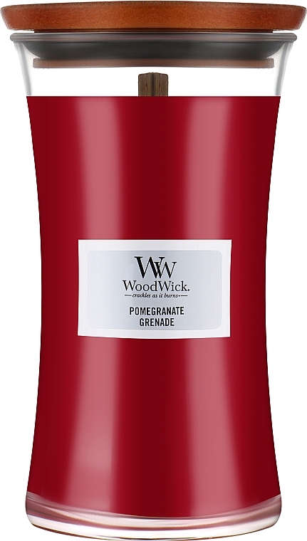 Duftkerze im Glas Pomegranate - WoodWick Hourglass Candle Pomegranate — Bild N2