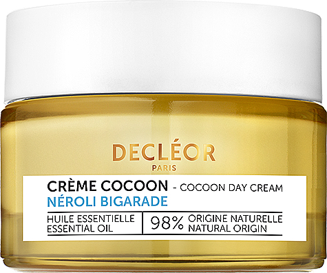 Tagescreme für das Gesicht mit ätherischem Neroliöl für trockene und dehydrierte Haut - Decleor Cocoon Day Cream Neroli Bigarade — Bild N1