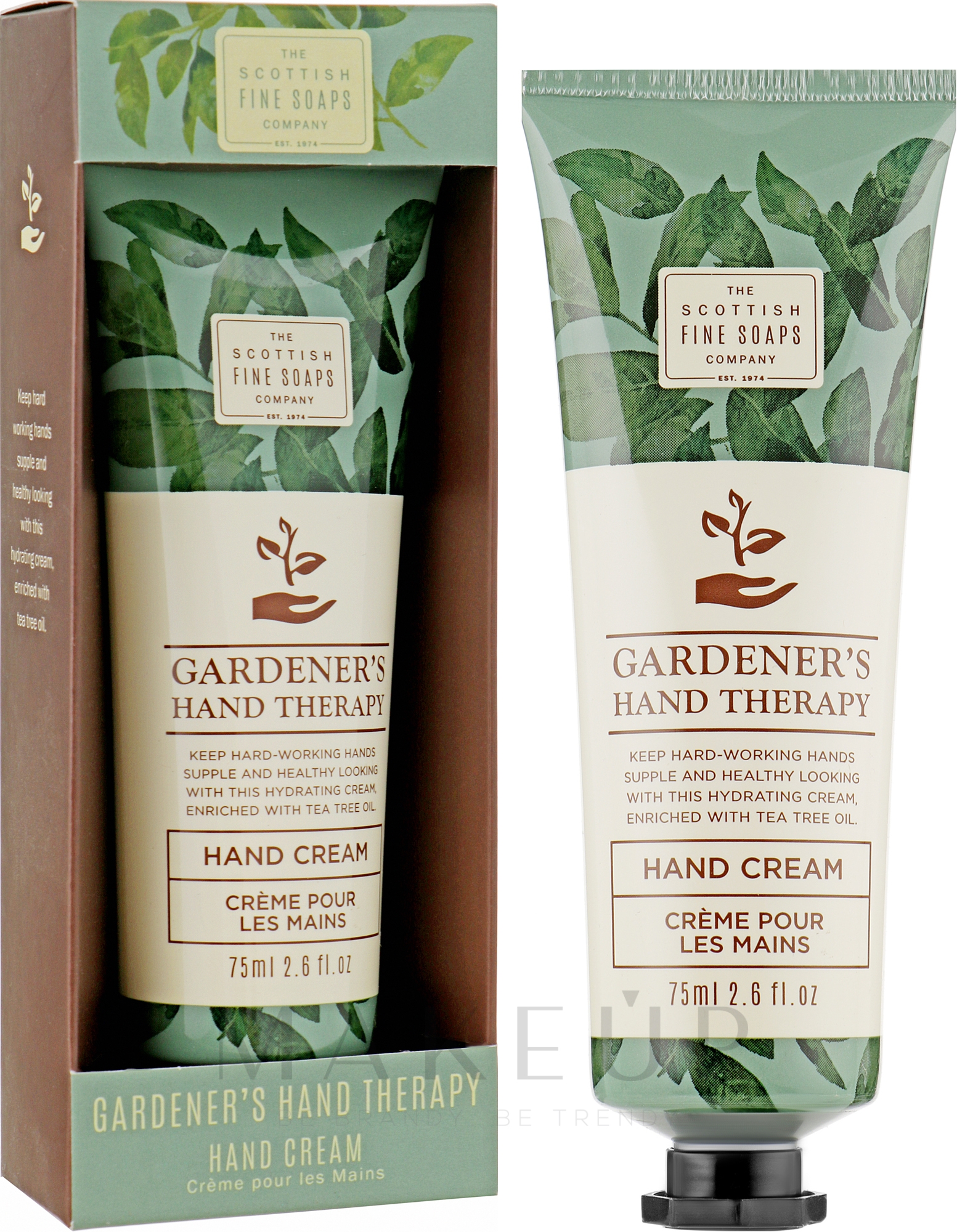 Hand- und Nagelcreme mit Teebaumöl - Scottish Fine Soaps Gardeners Therapy — Bild 75 ml