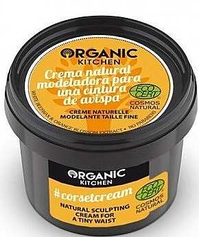 Modellierende Körpercreme für Taille mit Bienenwachs und Orange-Extrakten - Organic Shop Organic Kitchen Corsetcream