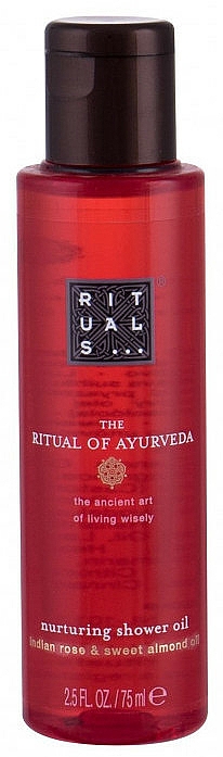 Intensiv pflegendes Duschöl mit indischer Rose und Mandelöl - Rituals The Ritual of Ayurveda Nurturing Shower Oil — Bild N1