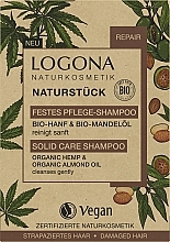 Düfte, Parfümerie und Kosmetik Fester Conditioner Hanf- und Mandelöl - Logona Organic Hemp & Organic Almond Oil Solid Care Shampoo