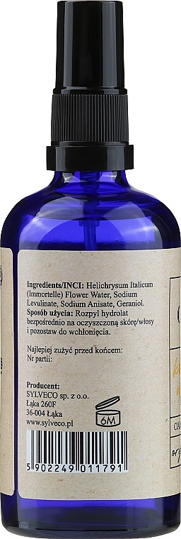 Hydrolat für Gesicht, Körper und Haare Immortelle - Oleiq Immortelle Hydrolat — Bild N2