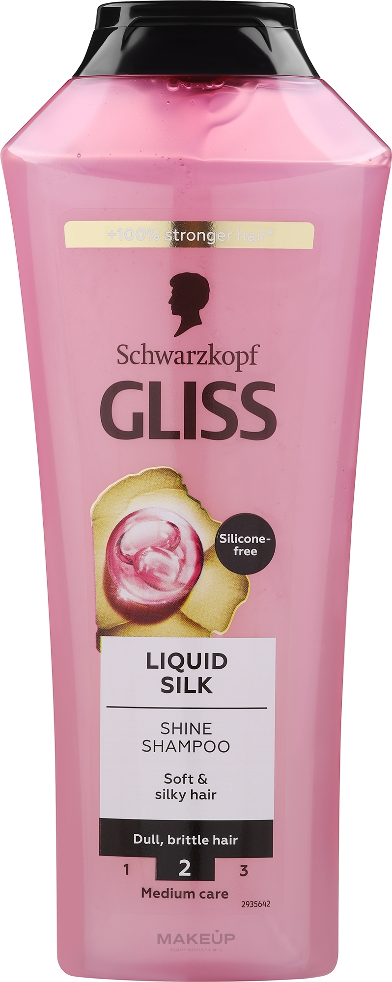 Gliss Kur Liquid Silk Shampoo - Nährendes Shampoo für trockenes und geschädigtes Haar — Foto 400 ml
