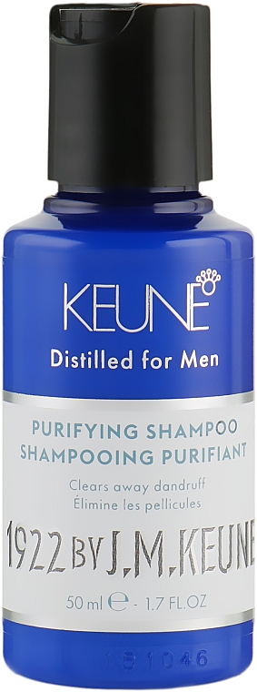 Shampoo für Männer - Keune 1922 Purifying Shampoo Distilled For Men Travel Size  — Bild N1