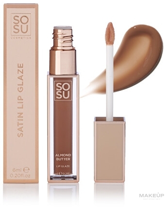 Lipgloss - Sosu by SJ Shimmer Lip Glaze — Bild Almond Butter