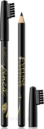 Augenbrauenstift - Eveline Cosmetics Eyebrow Pencil — Bild Black
