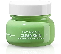 Düfte, Parfümerie und Kosmetik Matcha-Grüntee-Gesichtsmaske - Earth Rhythm Clear Skin Face Masque With Matcha Green Tea