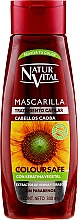 Haarmaske mit Keratin, Henna und Sonnenblumen-Extrakt für Mahagoni-Haaren - Natur Vital Coloursafe Henna Hair Mask Mahogony Hair — Bild N1