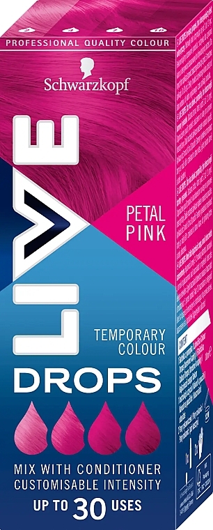 Haarfärbetropfen - Live Drops Petal Pink Temporary Color — Bild N1