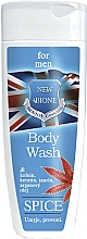 Duschgel mit Koffein und Keratin für Männer - Bione Cosmetics Bio For Men Spice Body Wash — Bild N1