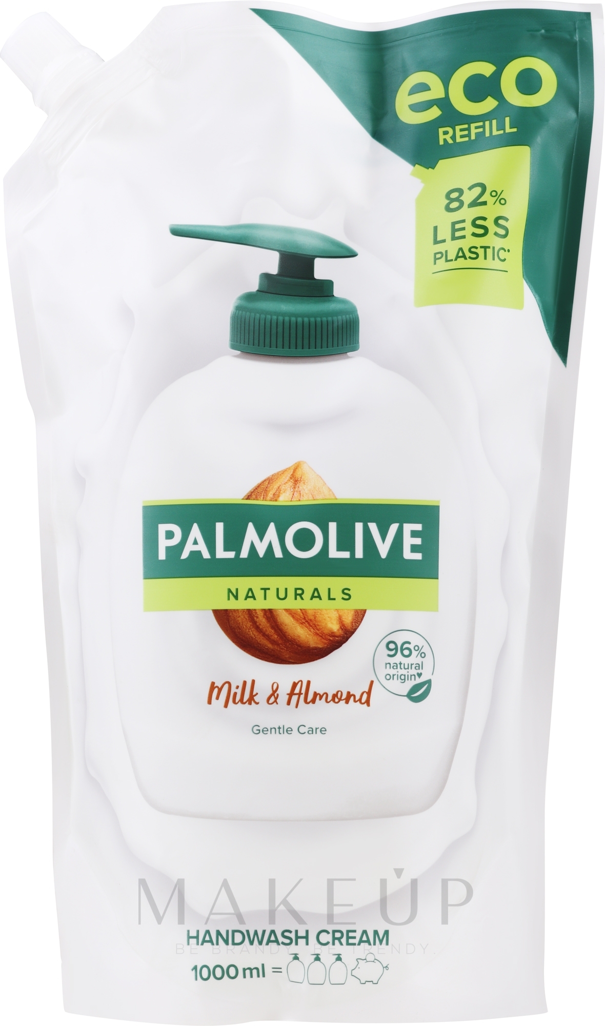 Flüssigseife mit Milchproteinen und Mandelduft - Palmolive Naturals Milk Almond Liquid Handwash Refill (Doypack) — Bild 1000 ml