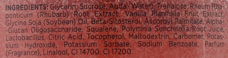 Feuchtigkeitsspendendes Körperpeeling mit Rabarbar und Vanille - Bielenda Scrub Coctail Rabarbar & Vanilla — Bild N2