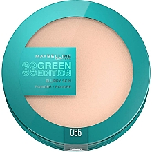 Düfte, Parfümerie und Kosmetik Gesichtspuder - Maybelline New York Green Edition Blurry Skin Powder