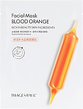 Tuchmaske für das Gesicht mit Yuzu-Zitrus-Extrakt - Images Blood Orange Facial Mask — Bild N1