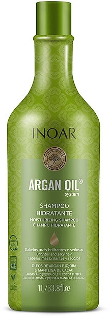 Shampoo für Haare mit Arganöl - Inoar Argan Oil Moisturizing Shampoo  — Bild N2