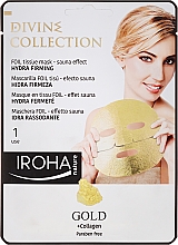 Düfte, Parfümerie und Kosmetik Feuchtigkeitsspendende und glättetende Serum-Maske - Iroha Divine Collection Gold & Collagen