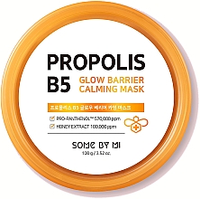 Beruhigende Propolis-Maske für strahlende Haut - Some By Mi Propolis B5 Glow Barrier Calming Mask — Bild N1