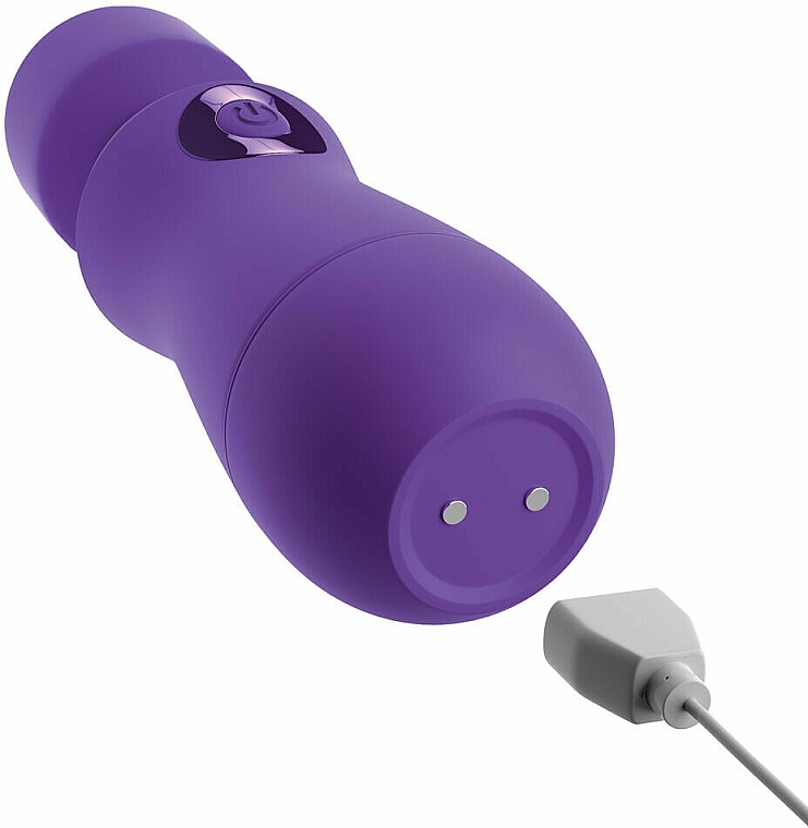 Vibrator violett - PipeDream OMG! Wands #Enjoy Rechargeable Vibrating Wand Purple — Bild N3