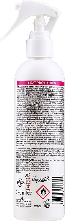 Thermoschützendes Haarspray bis 230°C - Taft Heat Protection — Bild N2