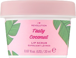 Düfte, Parfümerie und Kosmetik Lippenpeeling mit Kokosnussduft - I Heart Revolution Tasty Coconut Lip Scrub