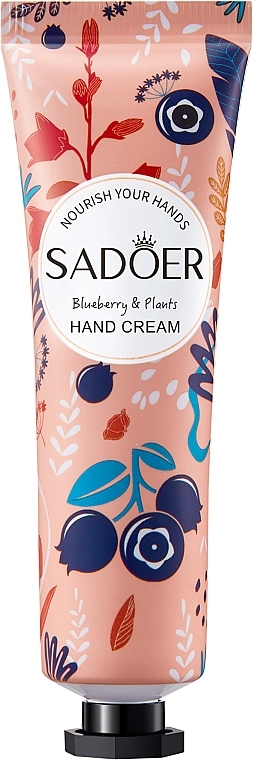 Handcreme mit Heidelbeerduft - Sadoer Nourish Your Hands Blueberry & Plants Hand Cream — Bild N2