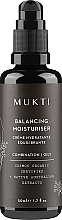 Düfte, Parfümerie und Kosmetik Ausgleichende Feuchtigkeitscreme für das Gesicht - Mukti Organics Balancing Moisturiser Cream 